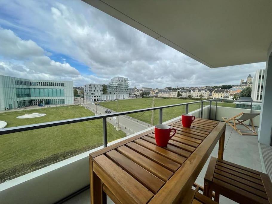 Presqu'Ile, Appartement Neuf Avec Balcon, Salle De Gym Et Parking Кан Екстериор снимка