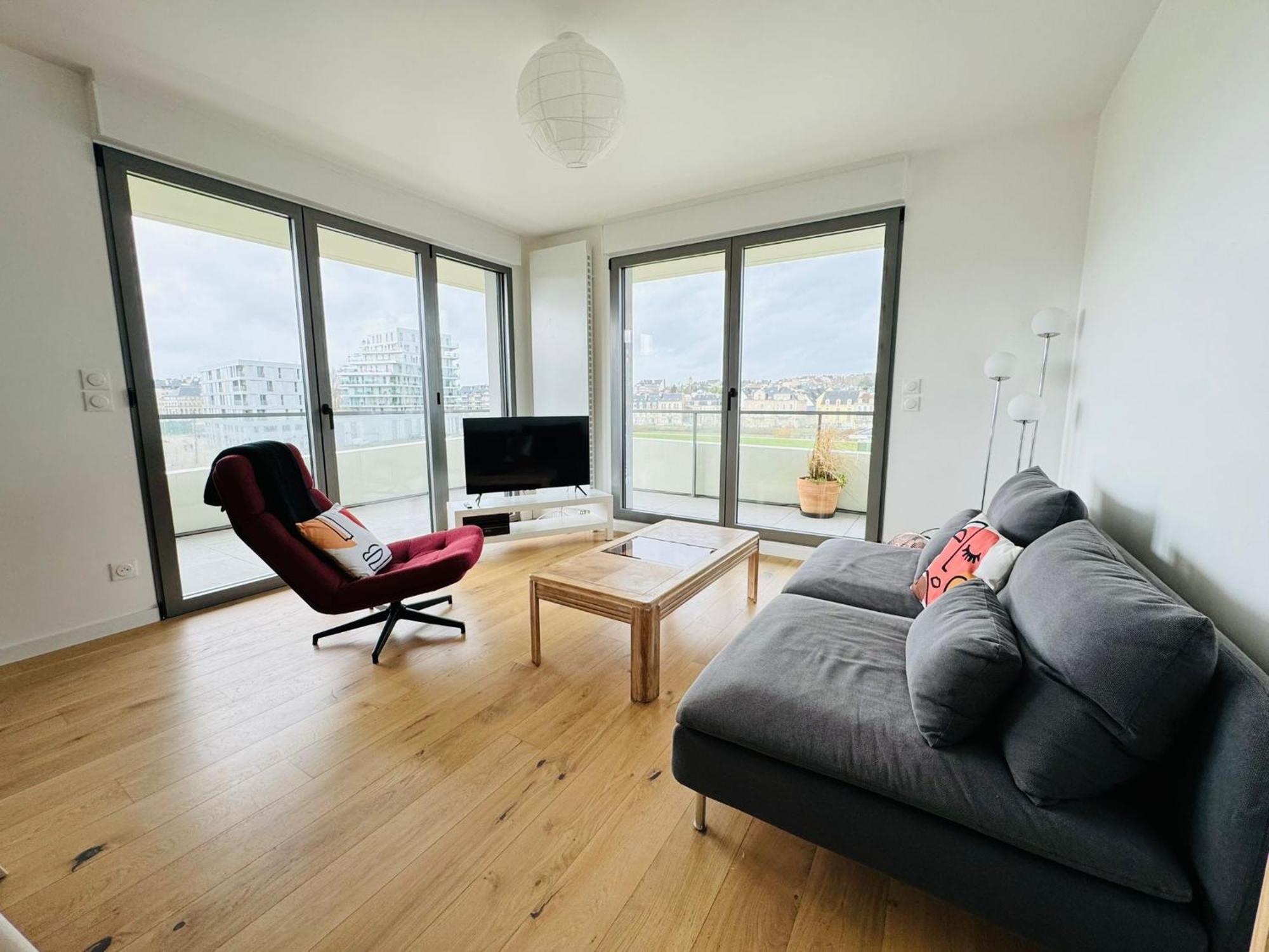 Presqu'Ile, Appartement Neuf Avec Balcon, Salle De Gym Et Parking Кан Екстериор снимка